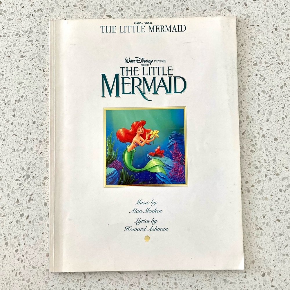 Original The Little Mermaid Piano/Vocal Music Book